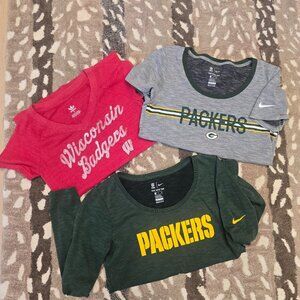 Womens Wisconsin - Packers Shirt Bundle Small